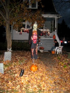 Scarecrow Prop in Light at John's House