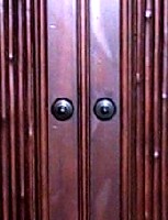 Door pull details shot