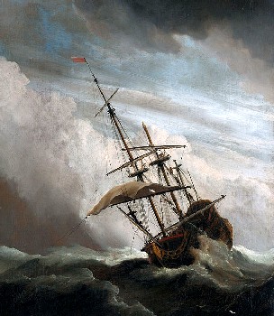A Ship in a Raging Storm