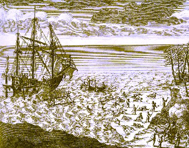 The Sinking of the Pelican 1697
