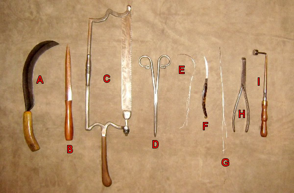 Mission's amputation instruments