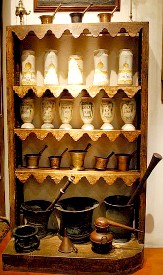 Apothecary Jars and Mortars