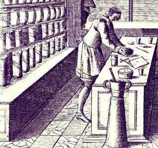 Apothecary Making Medicines