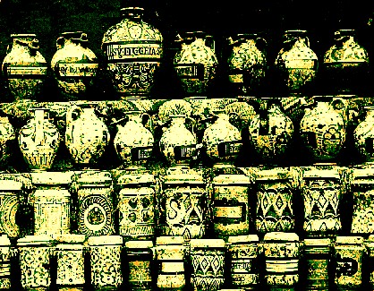 Apothecary and Other Ceramic Jars