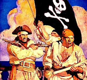 Pirate Flag Treasure Island