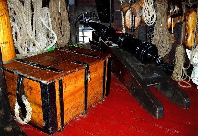 Cable Tiers on Golden Hinde