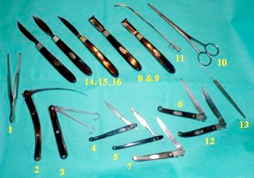 Surgeon's Pocket Kit Tools