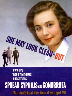 WWII VD Warning Poster