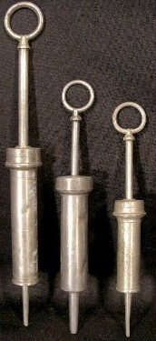 Small Pewter Syringes