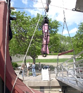 Becky as seen from the Santa Maria