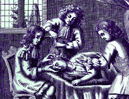 Surgeon Trepanning a Patient