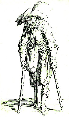 Beggar on Crutches